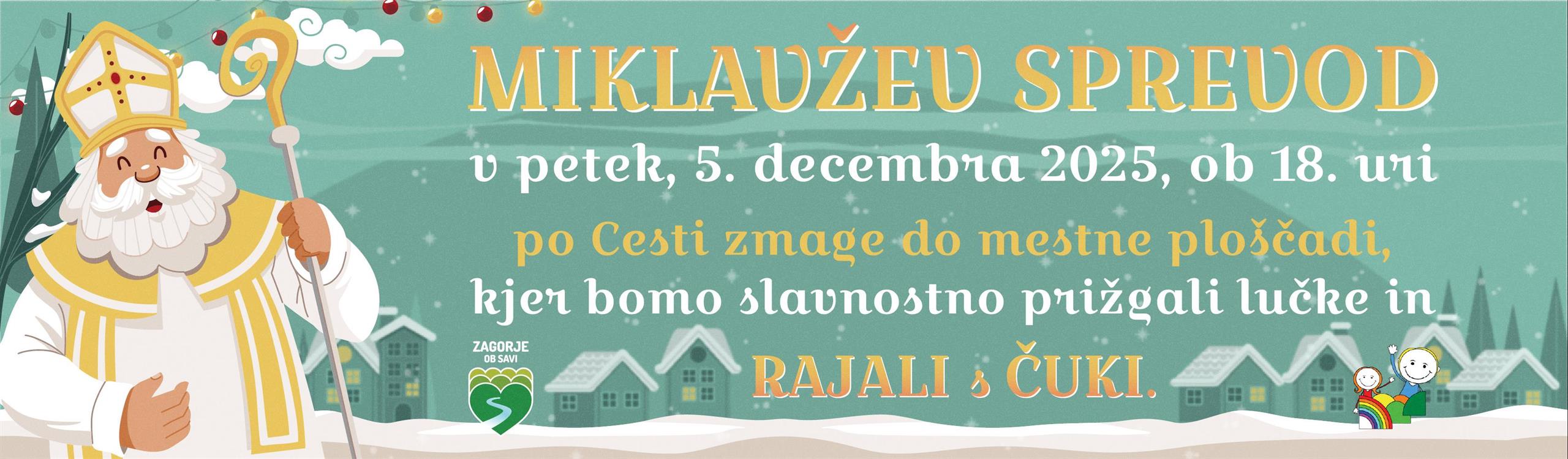 Miklavžev sprevod 2025 - napoved