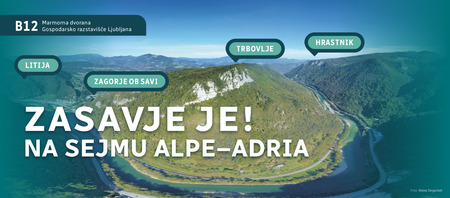 Zasavje z roko v roki na sejmu Alpe-Adria