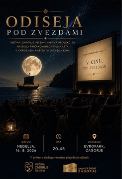 Kino na prostem: ogled filma Odiseja 