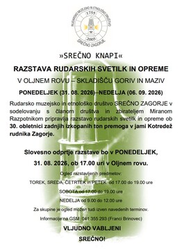 Razstava rudarskih svetil in opreme