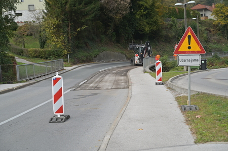 Preplastitev ceste proti Kisovcu